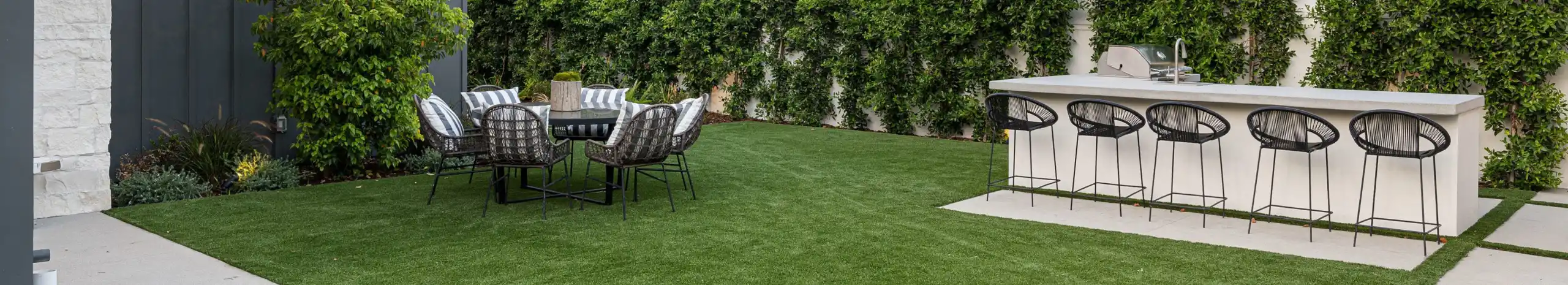 A well-kept residential backyard after wildlife control and removal services by Xceptional Wildlife Removal